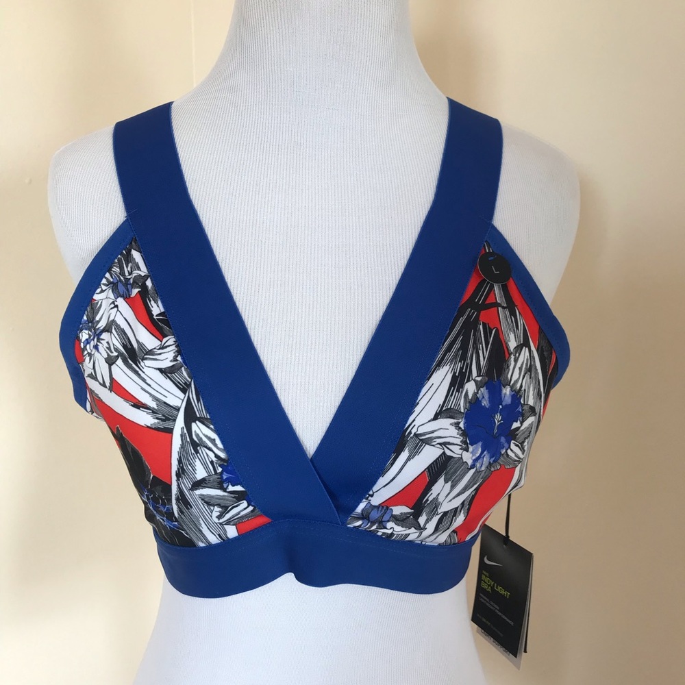 NWT Nike Light Support Floral Sports Bra - Picture 3 of 8